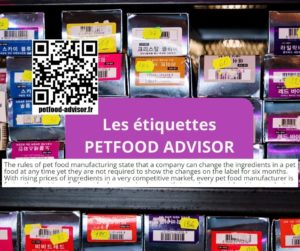 La lecture des étiquettes en Petfood