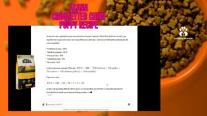 Comment présenter les taux de glucides avec un graphique ?