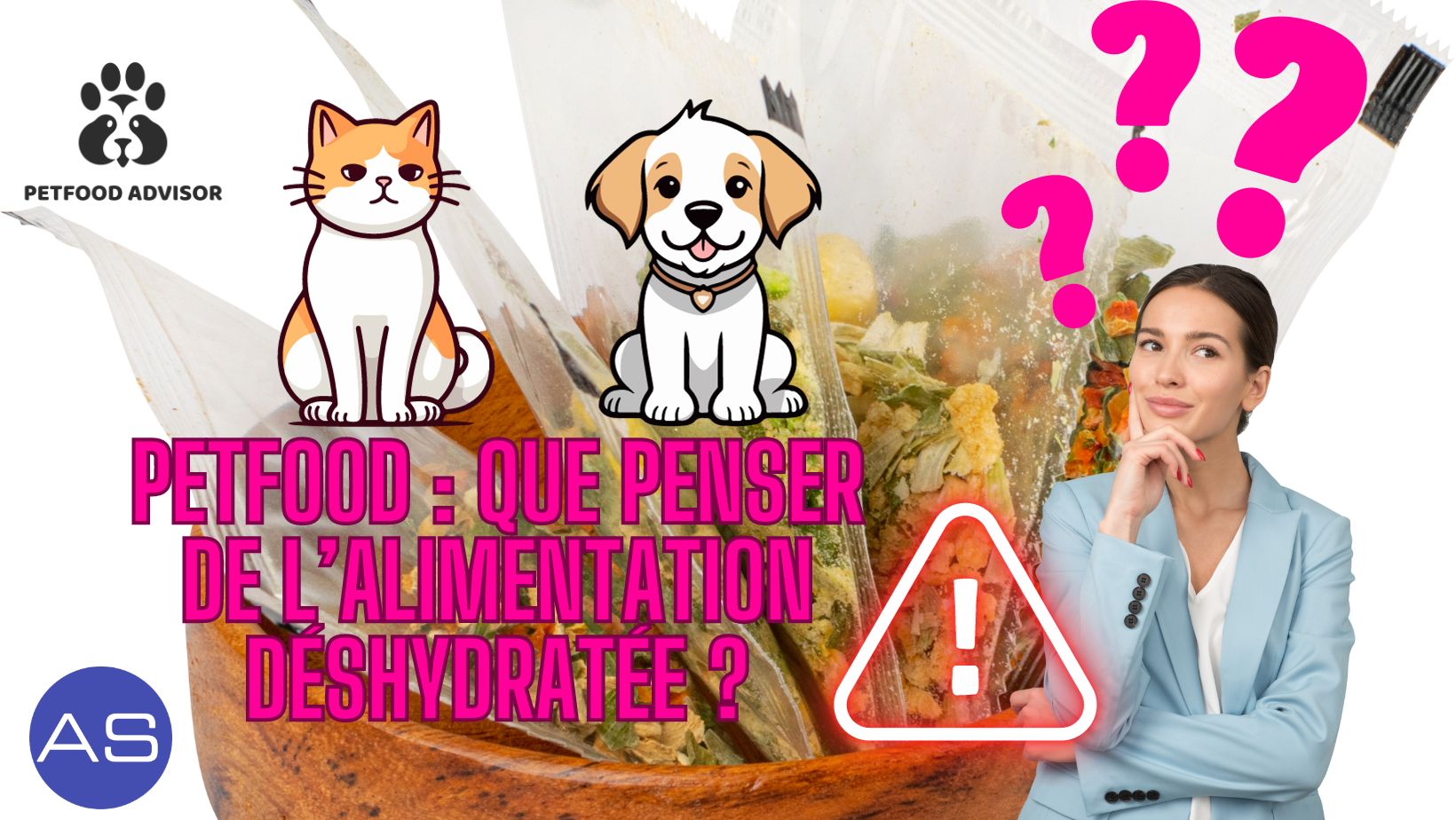 Que penser des aliments déshydratés pour les chiens et les chats ?