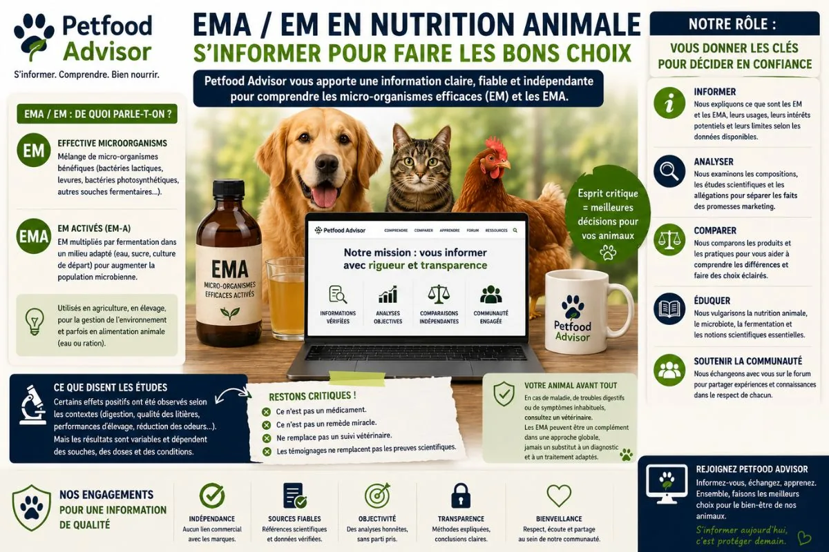 Consommateurs utilisant Petfood Advisor