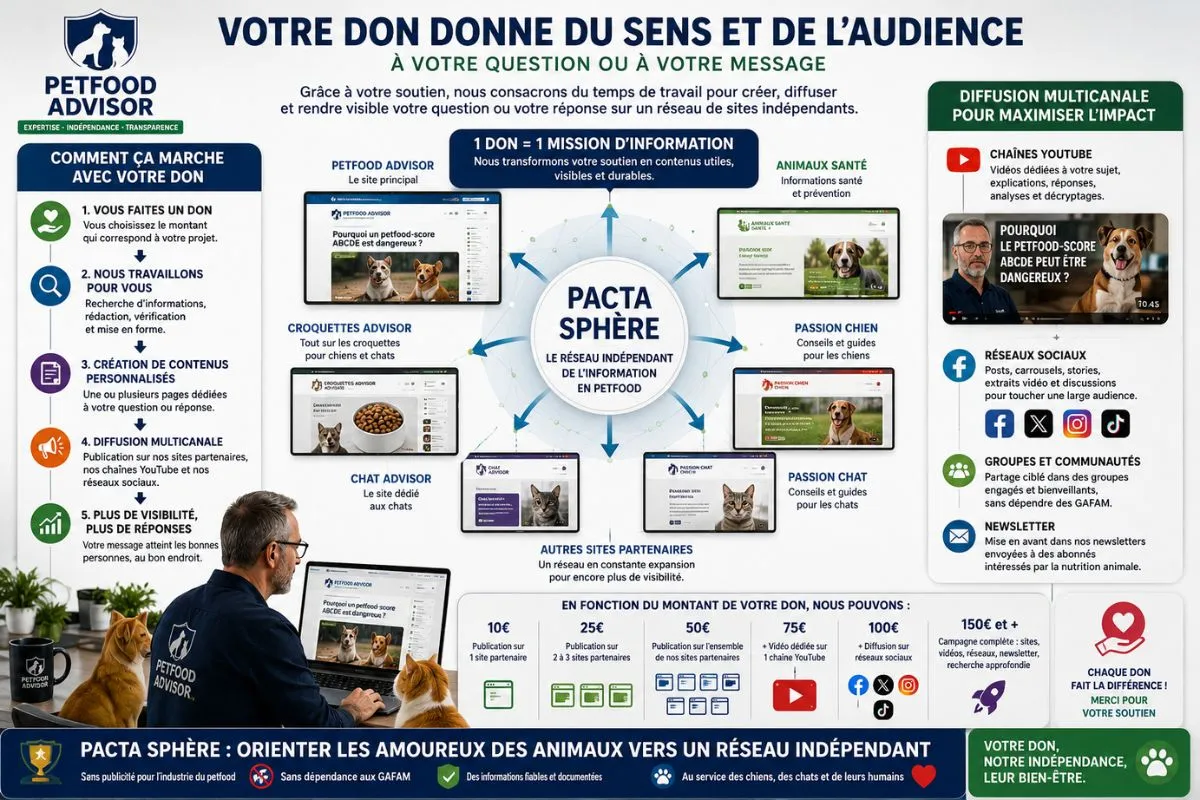 Réseau indépendant Petfood Advisor et Pacta Sphère