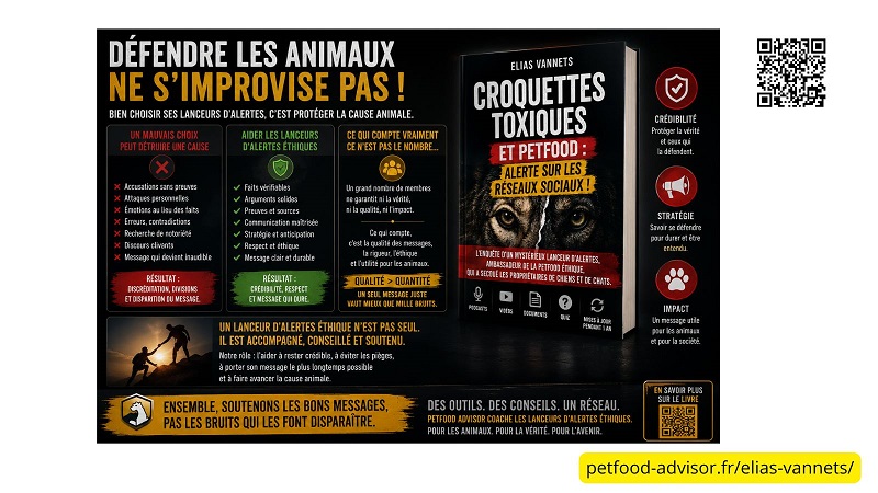 Croquettes Toxiques et Petfood : Alerte sur les réseaux sociaux ! Elias Vannets