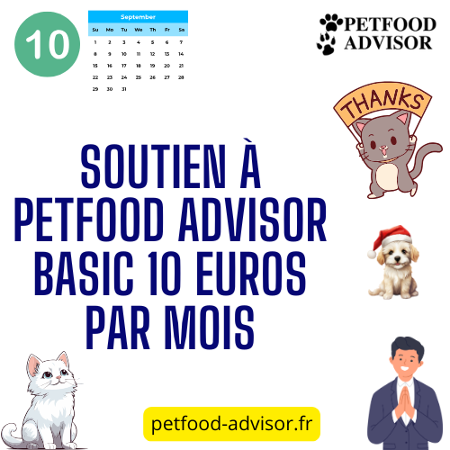 Abonnement Petfood Advisor à 10 euros par mois